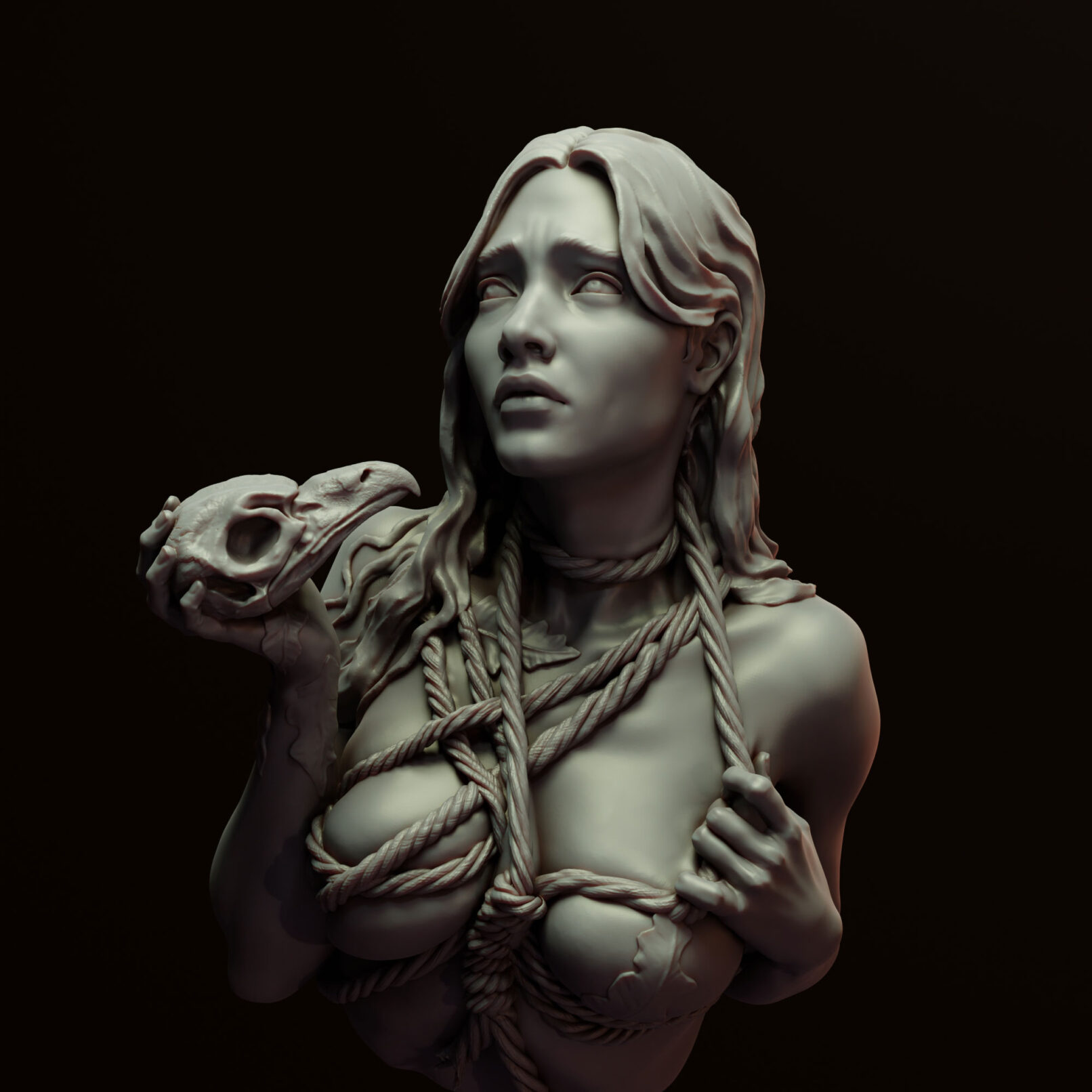 Leila Khalili - Necromante (3D Sculpture)