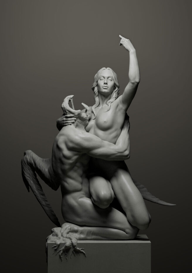 Leila Khalili - Ecate Olio Su Tela (3D Sculpture)