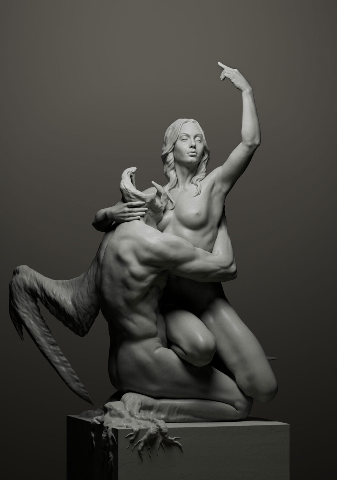 Leila Khalili - Ecate Olio Su Tela (3D Sculpture)