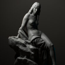 Leila Khalili - The Kelpie (3D Sculpture)