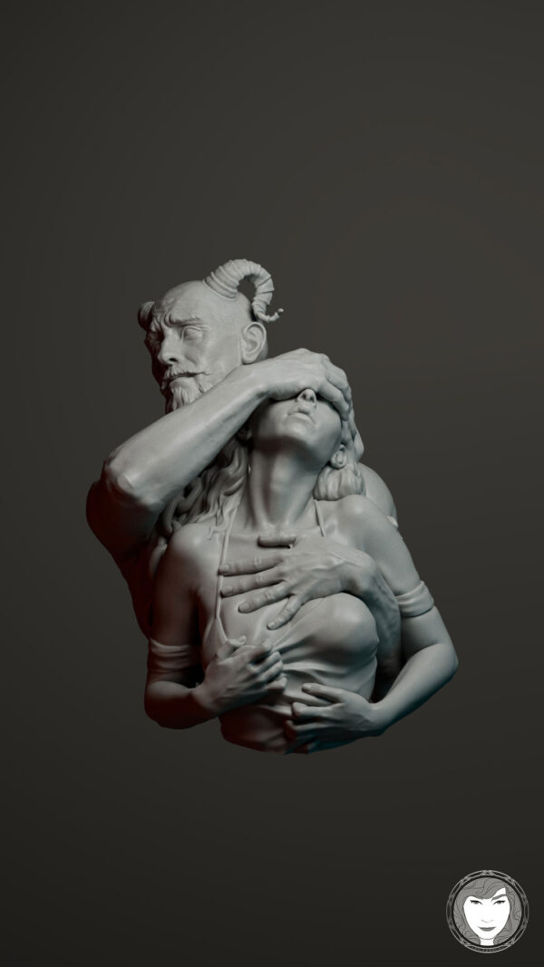 Leila Khalili - B&B bust (3D Sculpture)