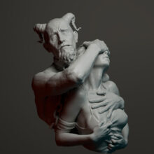Leila Khalili - B&B bust (3D Sculpture)