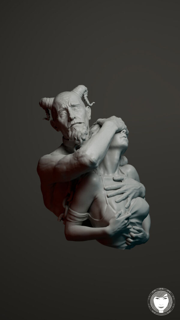 Leila Khalili - B&B bust (3D Sculpture)