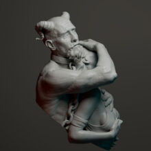 Leila Khalili - B&B bust (3D Sculpture)