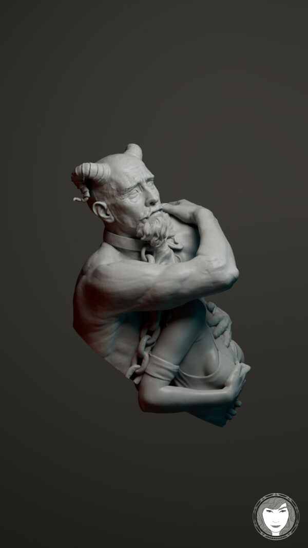 Leila Khalili - B&B bust (3D Sculpture)