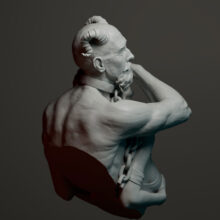 Leila Khalili - B&B bust (3D Sculpture)