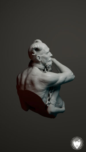 Leila Khalili - B&B bust (3D Sculpture)