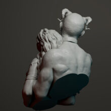 Leila Khalili - B&B bust (3D Sculpture)