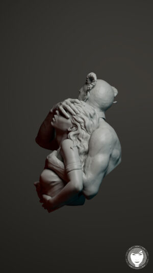 Leila Khalili - B&B bust (3D Sculpture)