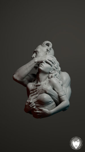 Leila Khalili - B&B bust (3D Sculpture)