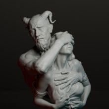 Leila Khalili - B&B bust (3D Sculpture)