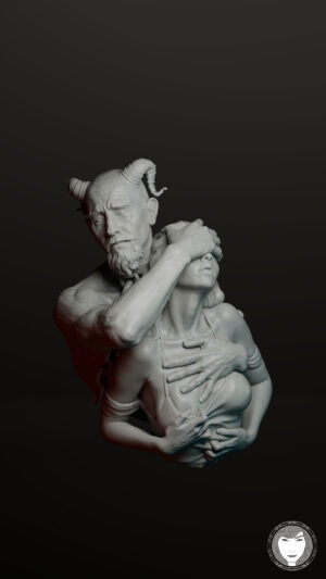 Leila Khalili - B&B bust (3D Sculpture)