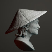 Leila Khalili - Nonna (3D Sculpture)