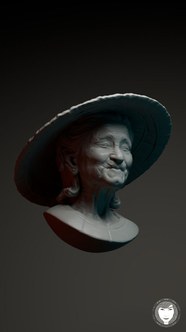 Leila Khalili - Nonna (3D Sculpture)