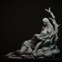 Leila Khalili - Mercy (3D Sculpture)