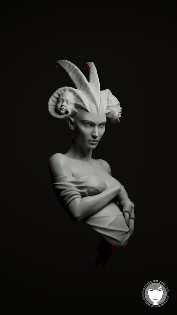 Leila Khalili - Ifrita (3D Sculpture)