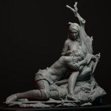 Leila Khalili - Mercy (3D Sculpture)