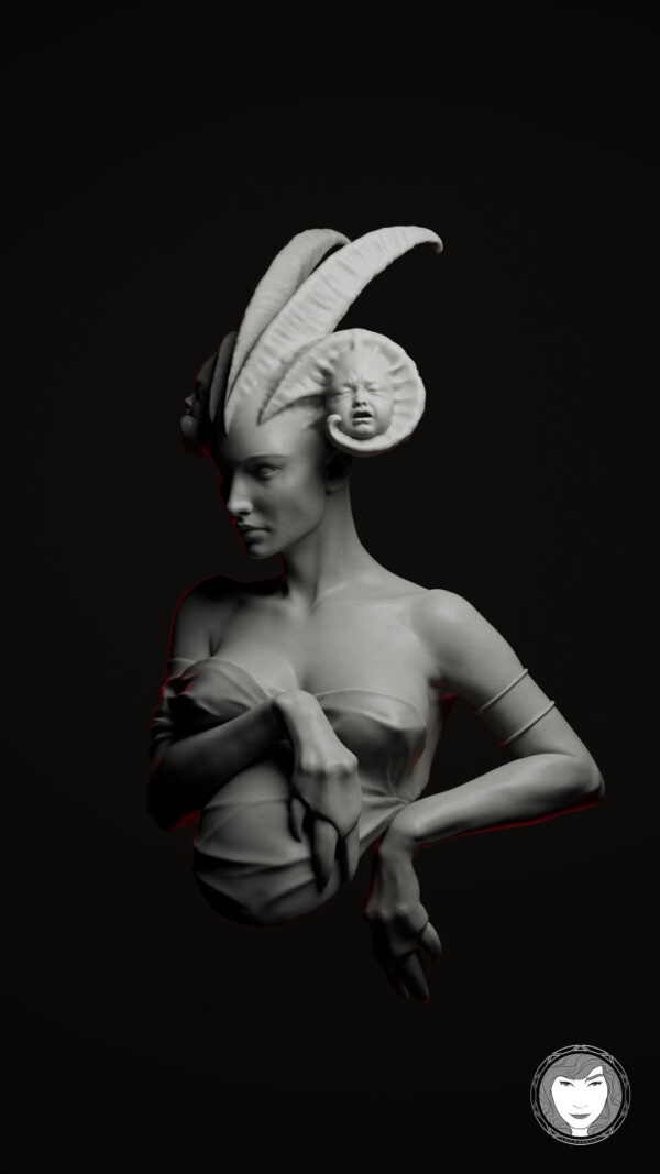Leila Khalili - Ifrita (3D Sculpture)